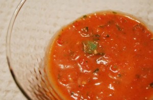 Tomato Basil Vinaigrette