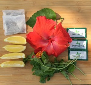 iced hibiscus tea ingredients - paradise tea ingredients